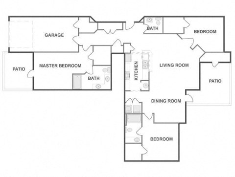 C3A_3BD 3 Bath_1619sf.